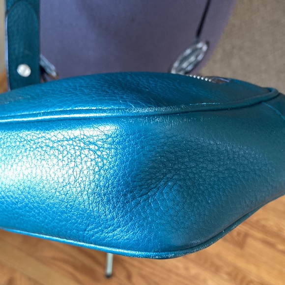 Marc Jacobs Zoom bag, rare discontinued color Deep Sea! - Picture 7 of 12